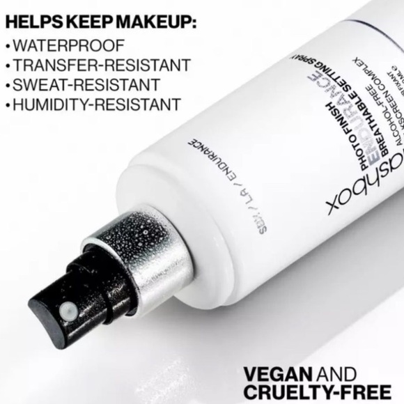 🆕 Large 3.7 oz Size Smashbox Photo Finish Endurance Breathable Setting Spray - Picture 5 of 7